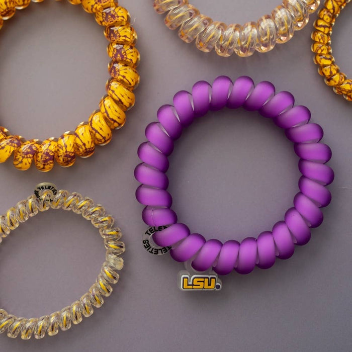 Spiral Hair Coils | Large | Geaux Tigers! Hair Ties