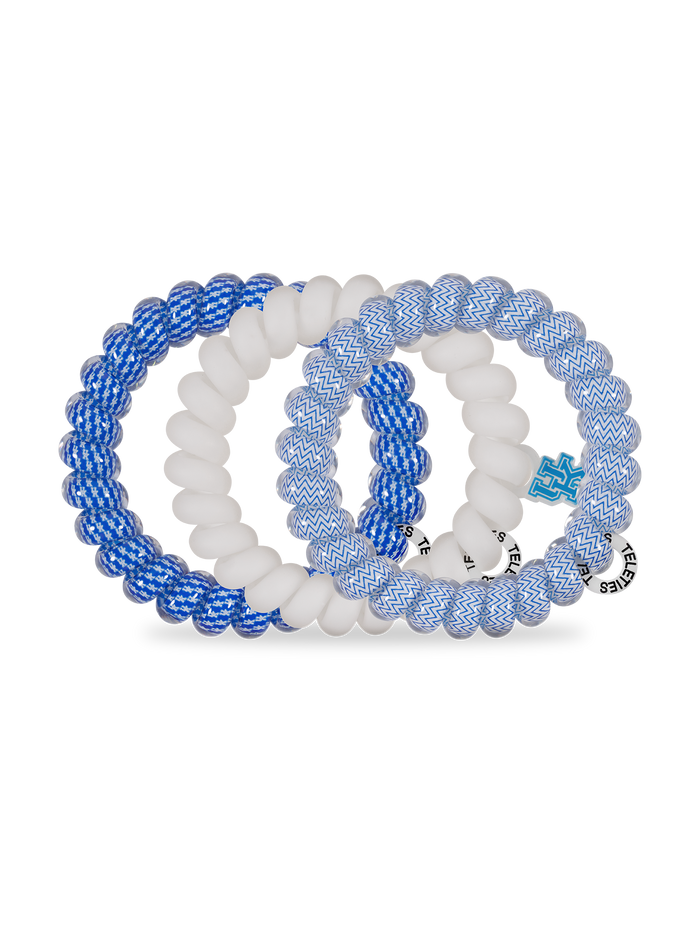 Spiral Hair Coils | Large | Go Big Blue! Hair Ties