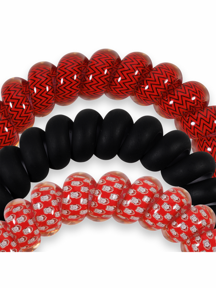 Spiral Hair Coils | Large | Go Dawgs! Hair Ties