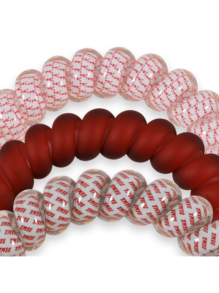 Spiral Hair Coils | Large | Roll Tide! Hair Ties
