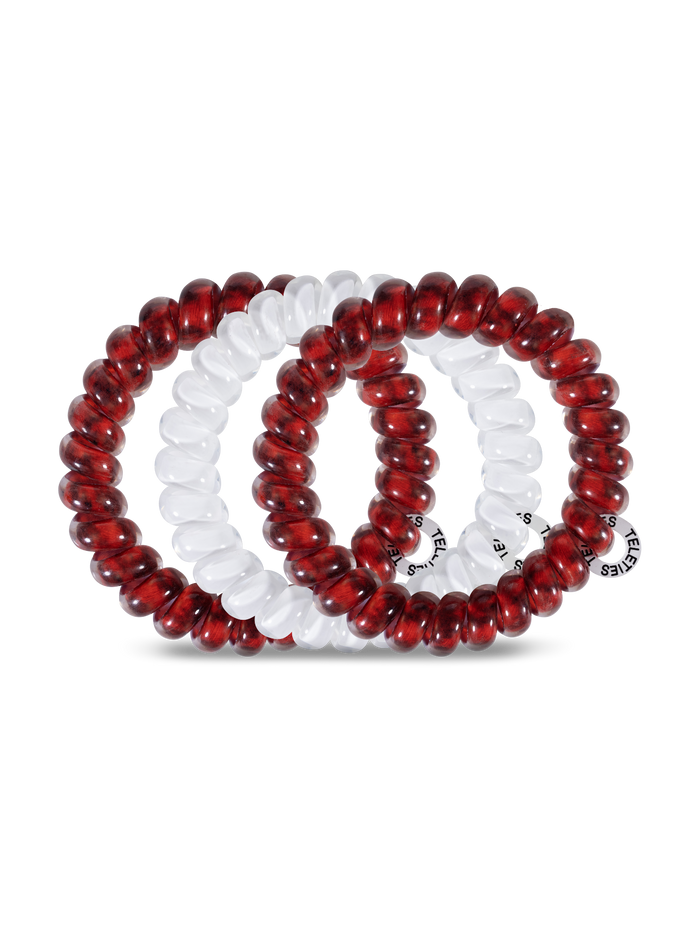 Spiral Hair Coils | Large | Univ. of Arkansas Hair Ties