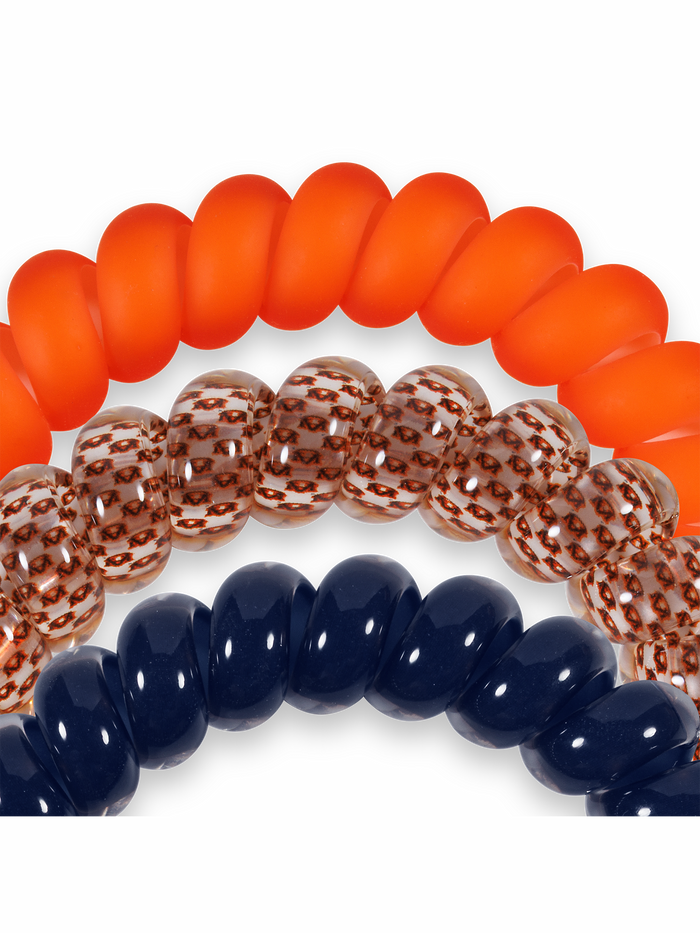Spiral Hair Coils | Large | War Eagle! Hair Ties