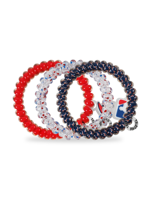 Spiral Hair Coils | Small | Atlanta Braves Hair Ties