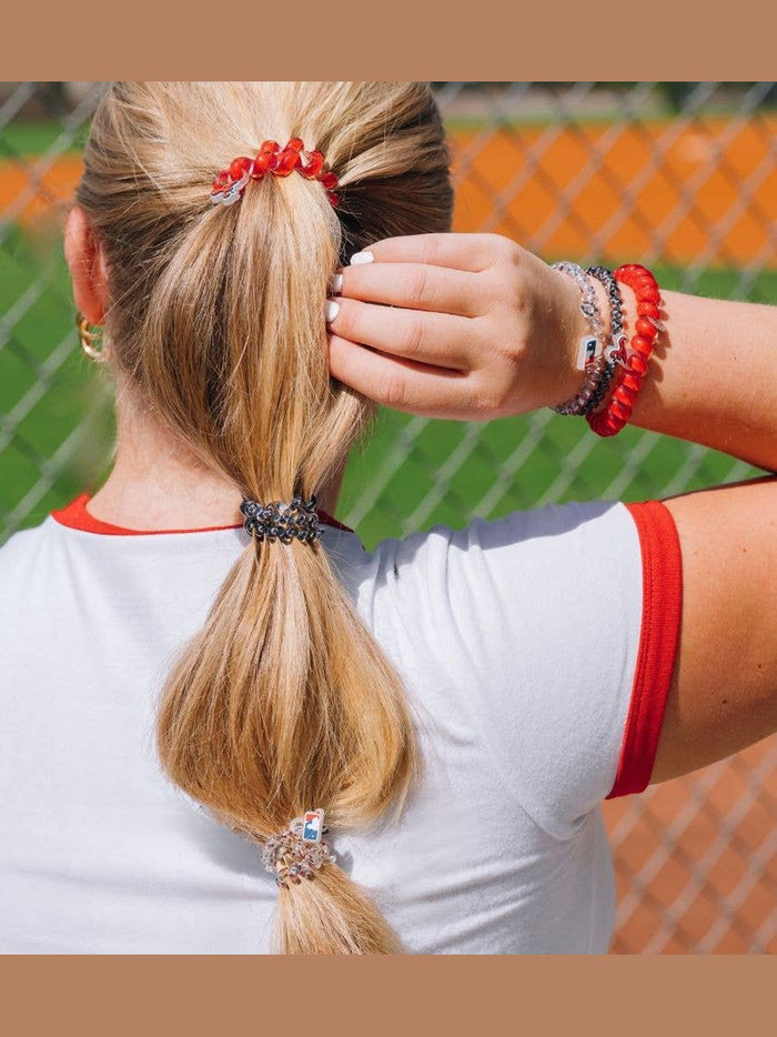 Spiral Hair Coils | Small | Atlanta Braves Hair Ties