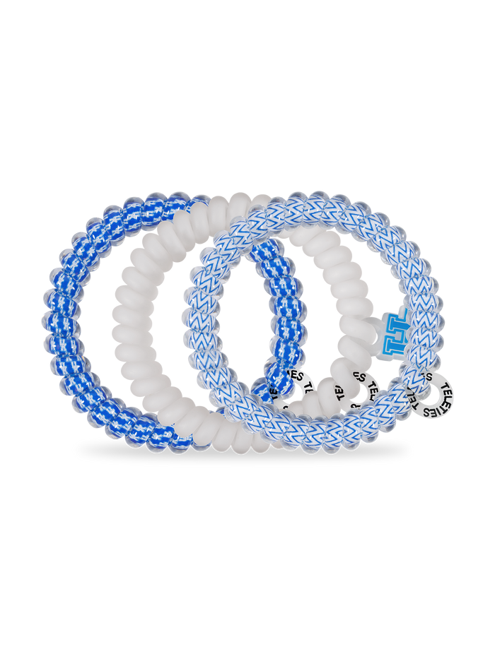 Spiral Hair Coils | Small | Go Big Blue! Hair Ties