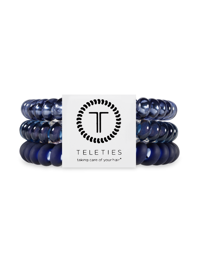 Spiral Hair Coils | Small | Nightfall Navy Hair Ties