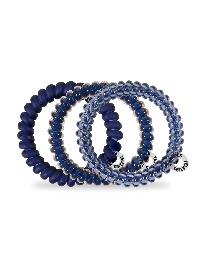 Spiral Hair Coils | Small | Nightfall Navy Hair Ties