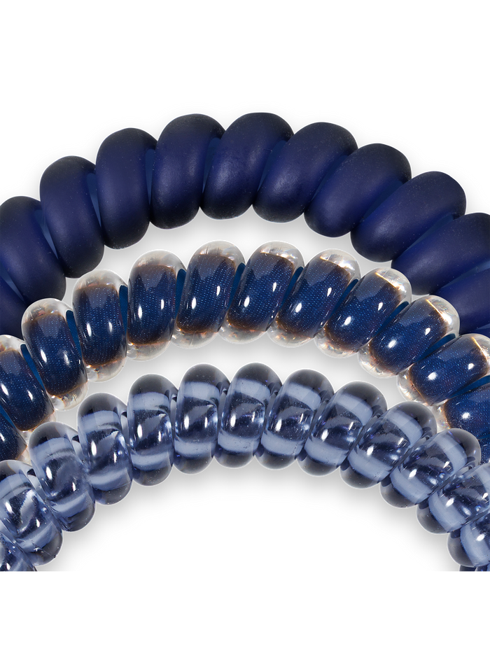 Spiral Hair Coils | Small | Nightfall Navy Hair Ties