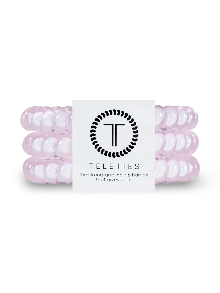 Spiral Hair Coils | Small | Rose Water Pink Hair Ties
