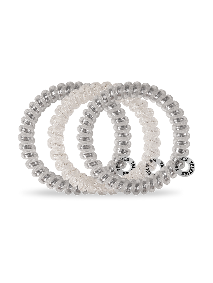 Spiral Hair Coils | Small | Silver Slay Hair Ties