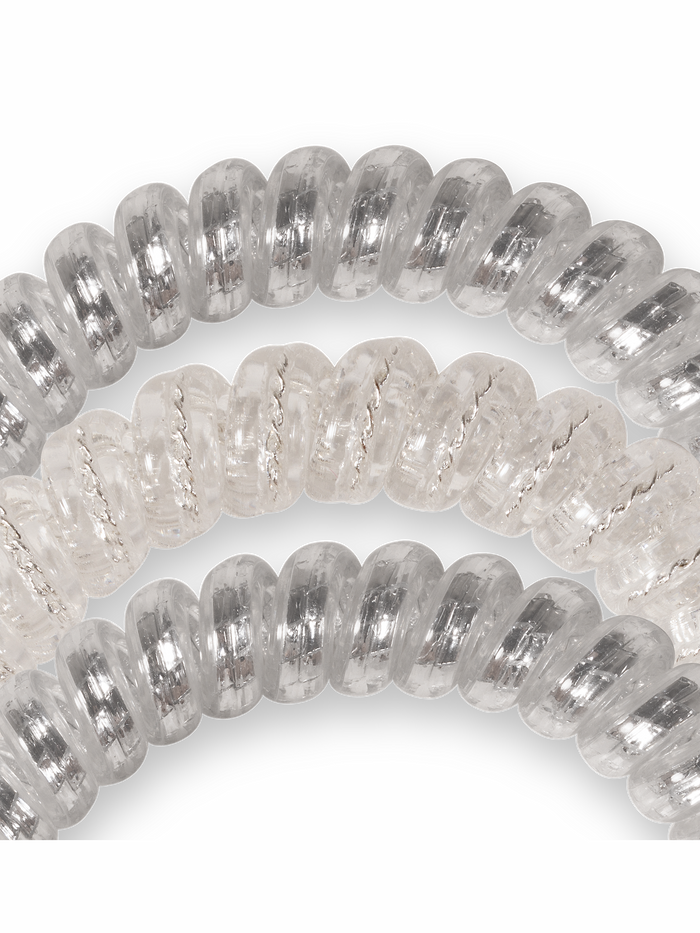 Spiral Hair Coils | Small | Silver Slay Hair Ties