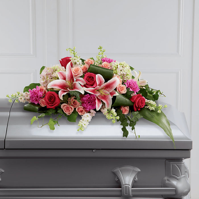 Splendid Grace Casket Spray – BUEHLER'S FLORAL, Wooster OH