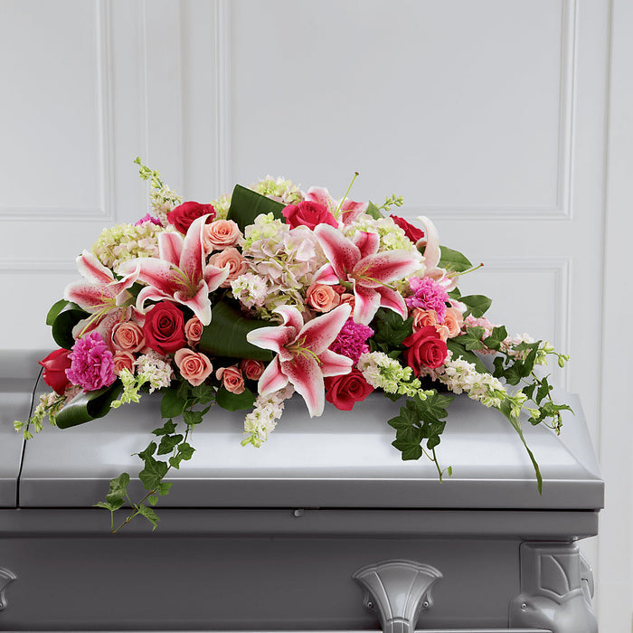 Splendid Grace Casket Spray – BUEHLER'S FLORAL, Wooster OH