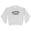 SQUADRA CORSE APPLIQUE CREWNECK GRAY