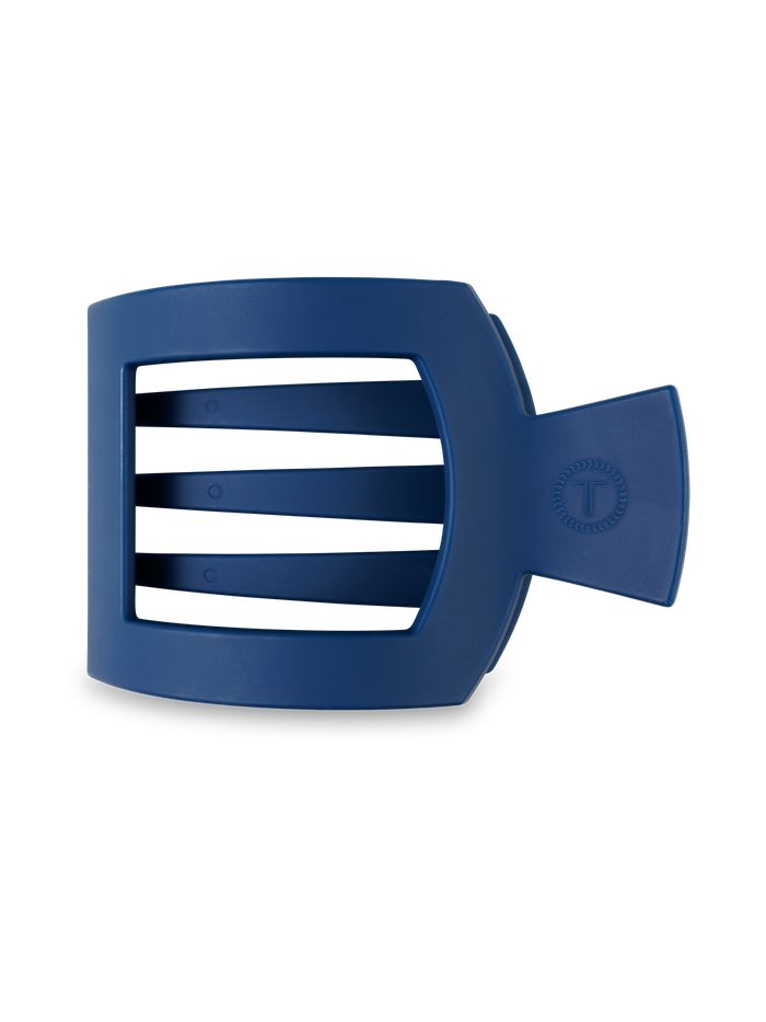 Square Flat Hair Clip | Med. | Midnight Rain