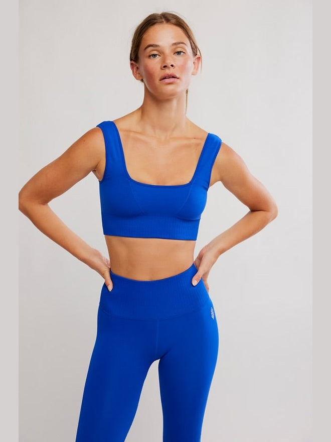 Square Neck Good Karma -Electric Blue