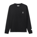 STENCIL P L/S TEE BLACK