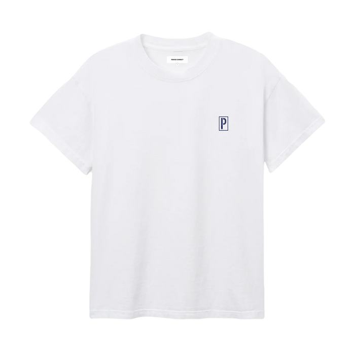 STENCIL P TEE WHITE