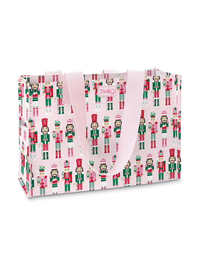 Sugar Plum Soldiers Reusable Gift Bag - Large