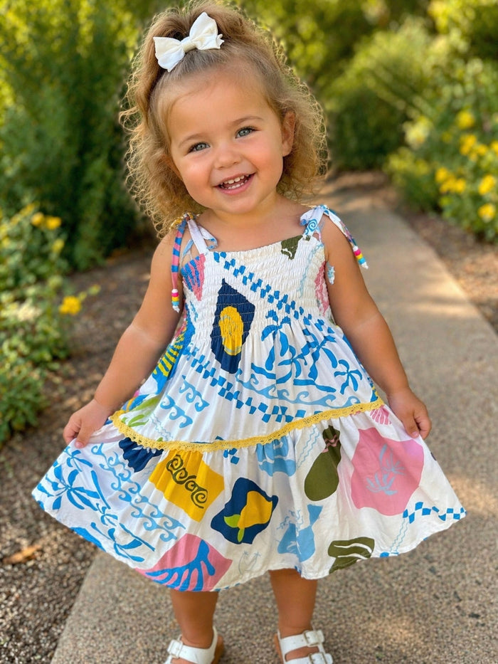 Sun and Surf Smocked Dress