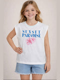 Sunset Paradise Graphic Tank