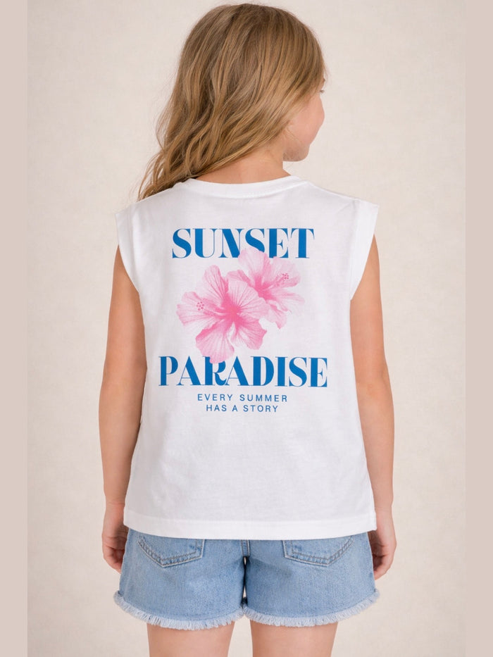 Sunset Paradise Graphic Tank