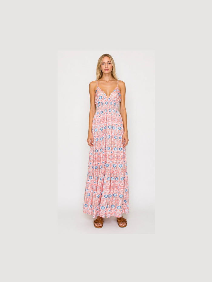 Sunset Tapestry Maxi Dress