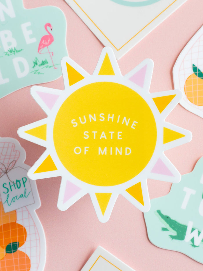 Sunshine State of Mind Sticker