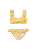 SUNSHINE STRIPE FRILLED BIKINI