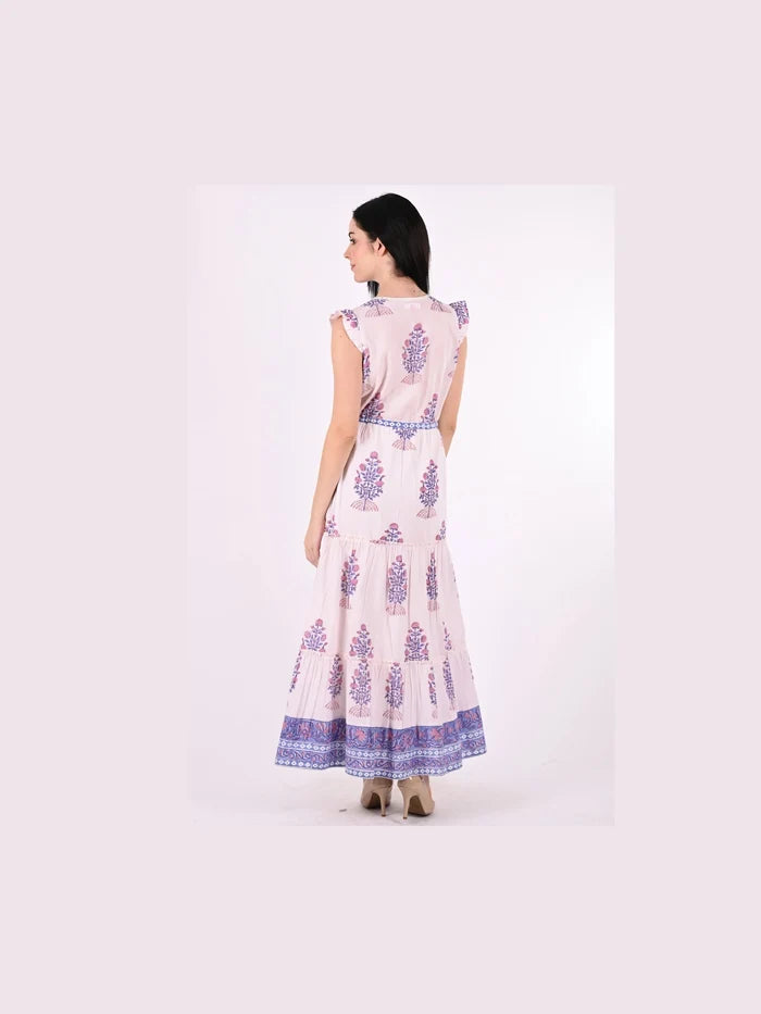 Tara Maxi Dress - Purple Boothi