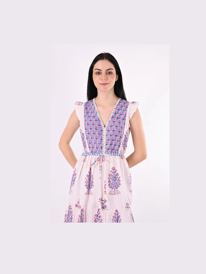 Tara Maxi Dress - Purple Boothi