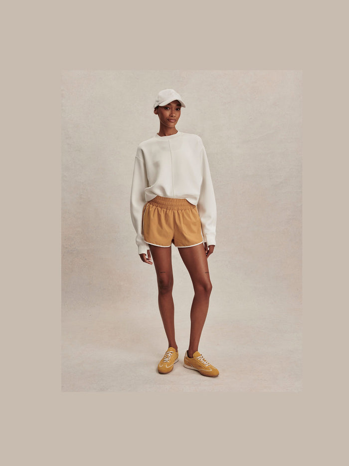 Tasmin Cropped Sweater - Snow White