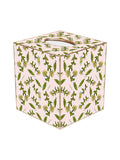 TB7833- Flor Rosa Laura Park Tissue Box