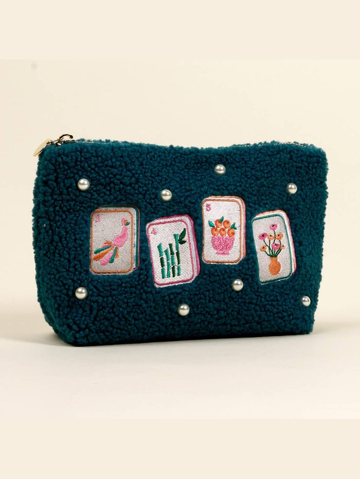 Teddy Pouch–It's Mahj Time