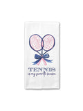 Tennis Favorite Season Towel, Tennis Kitchen Decor Preppy