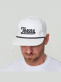 Texas Script Cap - White