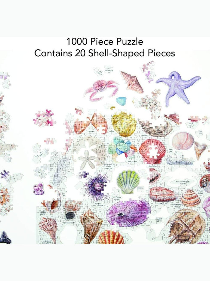 The Beachcomber's Companion 1000 Piece Puzzle With Shaped Pieces,