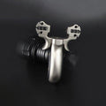 Dark Slate Gray The Latest Tail Grip Titanium Alloy Slingshot MARKSMAN