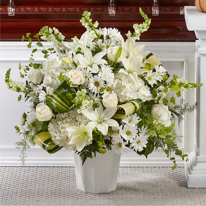 Thoughts of Tranquility Floor Basket – BUEHLER'S FLORAL, Wooster OH