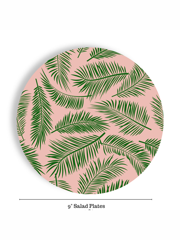Tropical 16ct 9" Paper Plates – Salad/Dinner Separates