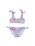 TROPICAL GLOW RECYCLED CROP BIKINI