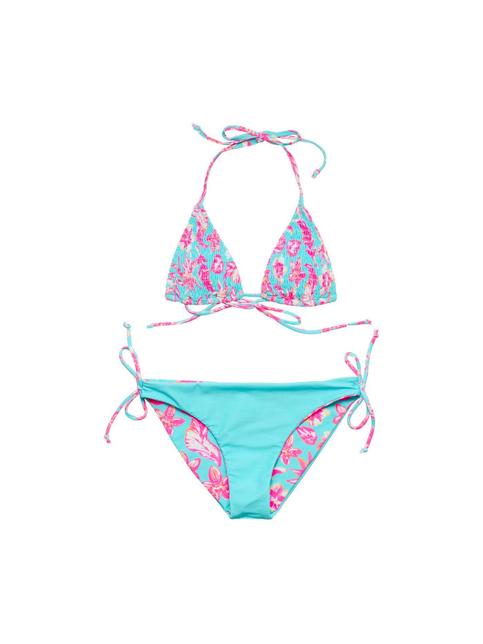 Tropical Glow Teen Recycled Triangle Bikini