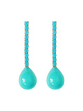 Turquoise Swingy Statement Earrings