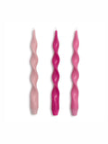 Twist and Glow Taper Candles - Pink