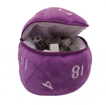Ultra Pro: Plush D20 Dice Bag - Purple