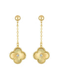 Vivienne Quatrefoil Drop Earrings