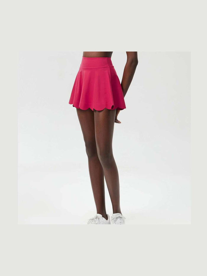 Wavy A-Line Tennis Skirt