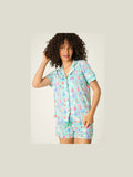 Whimsy Paddle Party Short PJ Set
