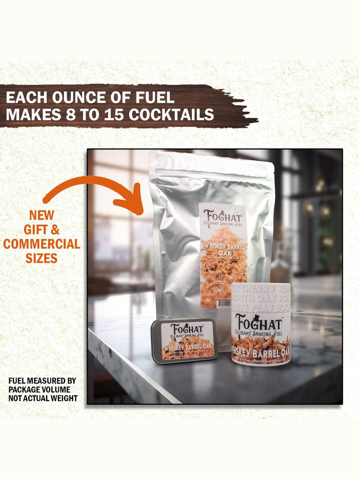 Whiskey Barrel Oak - Foghat Culinary Smoking Fuel