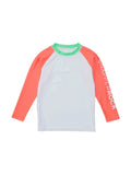 White Coral Sleeve Sustainable Rash Top